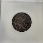 1773-m  Spanish Philippines Quarto Anacs Very Fine Details Super Rare Coin