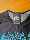 Bicycle Booth Tri-suit Men Large Blue V1 Cycling Triathlon Black Octopus 1 Piece