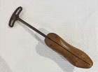 Vintage Wood And Iron Shoe Form Mold Size 3