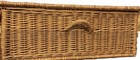 Vintage Wicker Nesting Trunk Set Willow Picnic Basket Hamper Large 23    15 