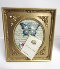 Antique Style Gold Picture Frames 7  X 6  - Set Of 2  Made In Italy - New W tags