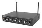 Rockville Rki60 Dual Uhf 8 Chan Wireless Microphone Karaoke Interface mic Mixer