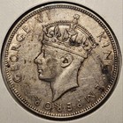 Seychelles  Rupee  1939  Extra Fine  Just 90 000 Struck   1874 Ounce Silver