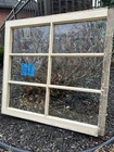 28 X 29 Vintage Window Sash  Old 6 Pane  Frame 1929 Arts   Crafts