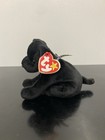 Retired Luke 1999 Ty Beanie Baby 6  Black Dog With Tag  Please Read 