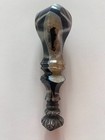 Antique Victorian 19th Century Banded Agate Carnelian Stamp Silver Wax  Seal