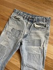 Vintage Levi   s Orange Tab 70s Usa Hippie Patchwork Jeans 31x29 Flared Bootcut