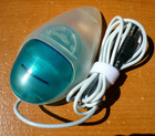 Vintage Apple M4848 Contour Unitrap Bondie Blue Mouse   Long Cable Vg Cond