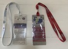 2018-2019 Super Bowl Lii And Liii On-location Tail Gate Party Ticket Lanyards 