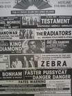 Sundance Rock Club Bayshore Ny 1989 Zebra Manowar Bonham Monroe Metal Ad