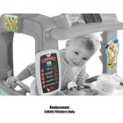 Replacement Label For Fisher-price Laugh   Learn Servin  Up Fun Food Truck Dym74