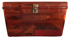 Vintage Wilson Wil-hold Sewing Box Filled With Notions Thread Pins Etc  
