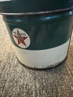 Vintage Texaco Motor Cup Grease One Pound Can  The Texas Company Half Full