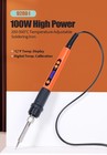 100w Digital Soldering Iron Kit Welding Desoldering Tool Set 110v Us