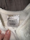 Halo Sleep Sack Swaddle Newborn Off White Fleece Adjustable Zip Front Warm