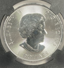 2017 Canada 150th Anniversary  5 Silver Voyager  Ngc Sms 69  F r  1oz Asw