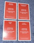 2017 Monopoly Game Replacement Pieces - 4 Railroad Cards