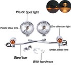 Passing Turn Signals Lights Bar Kit For Yamaha Road Star Xv 1600 1700 Silverado