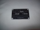 Vtg Ge General Electric Metal Name Plate Tag  4es13a1 Transmitter Receiver Radio