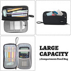 Pencil Case Big Capacity Pen Pouch Large Storage Holder Marker Pen Bag Durable 3