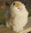 Real Alpaca Fur Plush Toy Stuffed Animal - Handmade  Super Soft   Fluffy
