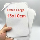 5pairs 10 15cm Non-woven Electrode Patch With Wire Connector Self-adhesive Patch
