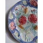 Rare Antique Art Nouveau Majolica Plate  Original 1860-80s