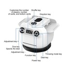 Automatic Card Shuffler And Dealer  2 In 1 360   Rotating Card Shuffling dealing