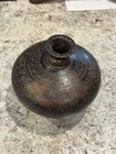 19th Century Indian Lota Vessel Pot Vase India Antique Engraved Very Old