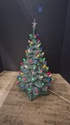 Stunning Vintage Ceramic Lighted Christmas Tree  Holland Mold  Big 19 