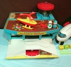 Vintage 1972 Fisher-price Play Family Airport Set 992  incomplete 
