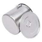 33l Airtight Canister Kitchen Stainless Steel Storage Bucket Food Container