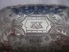 Superb Tiffany Sterling Hand Engraved Travelling Soap Box-gilt Interior-nr