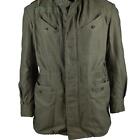 Genuine Belgian Army Field Jacket M64 Military Cotton Waterproof Parka Olive New