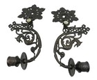 Cast Metal Dragon Wall Sconces Candle Holders Set Of 2 Gothic Medieval Vintage