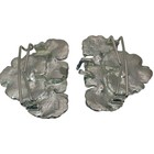 Vintage Mimi Di N 1981 Lily Pad Belt Buckle Signed Designer 4 5  X 3 