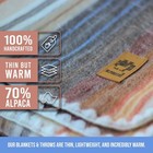 Alpaca Wool Blanket Queen Size Bed Blanket Alpaca Throw Blankets Gift   Warm Bla