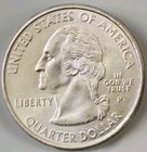 Rare 2005-p Kansas Quarter Error Coin Detached Buffalo Leg On Reverse Side 