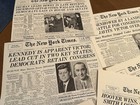 Lot Of 12 Ny Times Mock Newspapers 20th Century Presidential Elections  Reprints