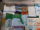 Lot Of Vintage Travel Maps  Brochures  Ephemera  Pictorial  Photos booklets 