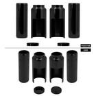 6x Upper Lower Fork Covers Front Forks Tubes Caps For Harley Dyna Fat Bob 06-17