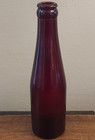 Vtg Rare Schlitz Royal Ruby Anchor Hocking Beer Bottle 7oz Shorty Size