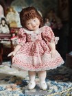 Vintage Artisan Signed 1988 Dollhouse Doll
