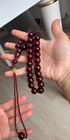 Islamic Prayer  Cherry Bakelite Amber Rosary 12x12mm 33 Beads tasbih