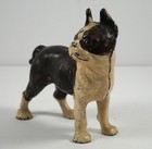 Antique Boston Terrier Dog Cast Iron Penny Still Bank Vindex Toys