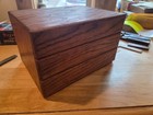 3 Drawer Hard Wood Tool Chest Storage Box Cabinet Felt Lined Machinists Chest