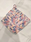 Handmade New Crochet Potholders 100  Cotton Crochet Thread Lt Pastels Set Of 2