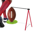 Football Kicking Tee Metal Place Kicking Stand For Field Goal Kicks Red New