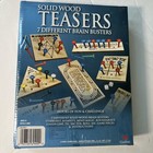 Nib Wood Teasers Classic Games Solid  7 Different Brain Busters Family 6 
