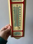 Vintage Motorcycle 80s Thermometer John E  Harvey s Gasoline Alley Working